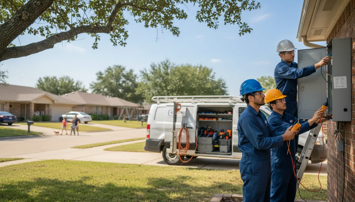 Certified electrician providing emergency electrical services in Crystal Beach, FL